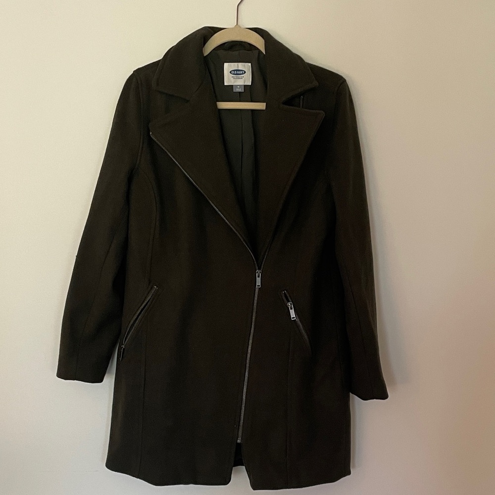 Old Navy Women's dark green Pea Coat